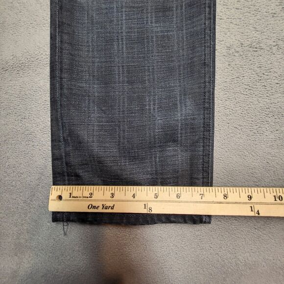 Guess Jeans Mens 31x28 Blue Robertson Slim Tapered Distressed Denim - Picture 6 of 10